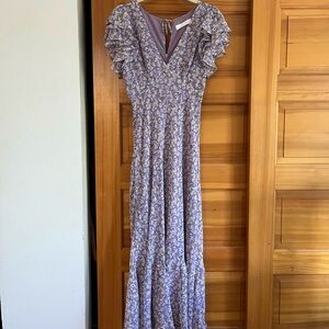 ASTR Flutter Sleeve Dress